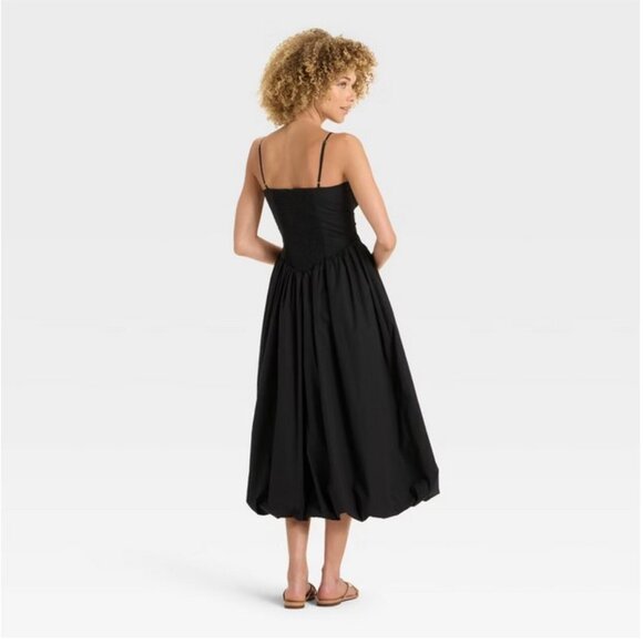 Future Collective™ - Corset Bubble Midi A-Line Dress - Picture 3 of 8